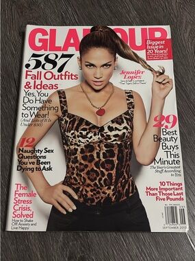 Glamour Magazine Jennifer Lopez Cover - September 2010 Issue
